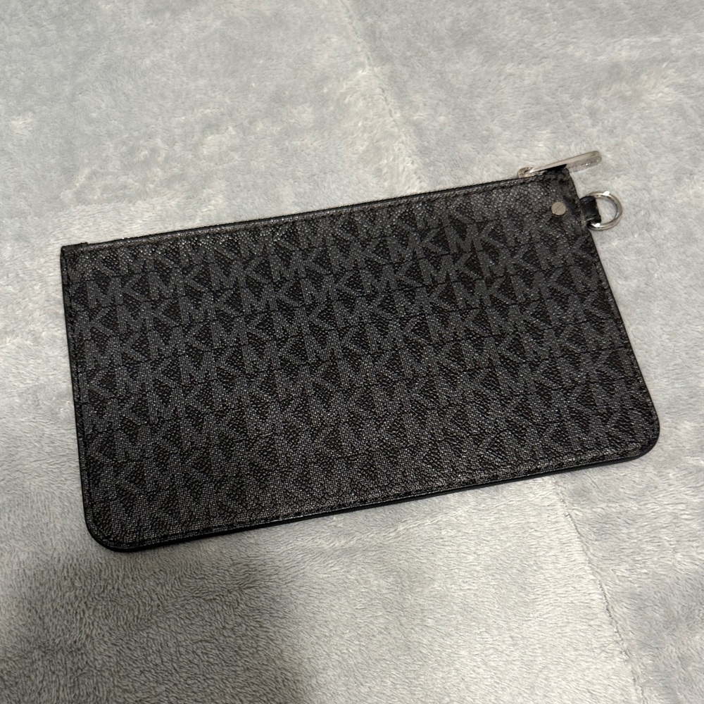 Michael Kors Black Patterned Pouch